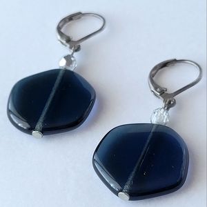 Simple Leverback Earrings Pre-owned